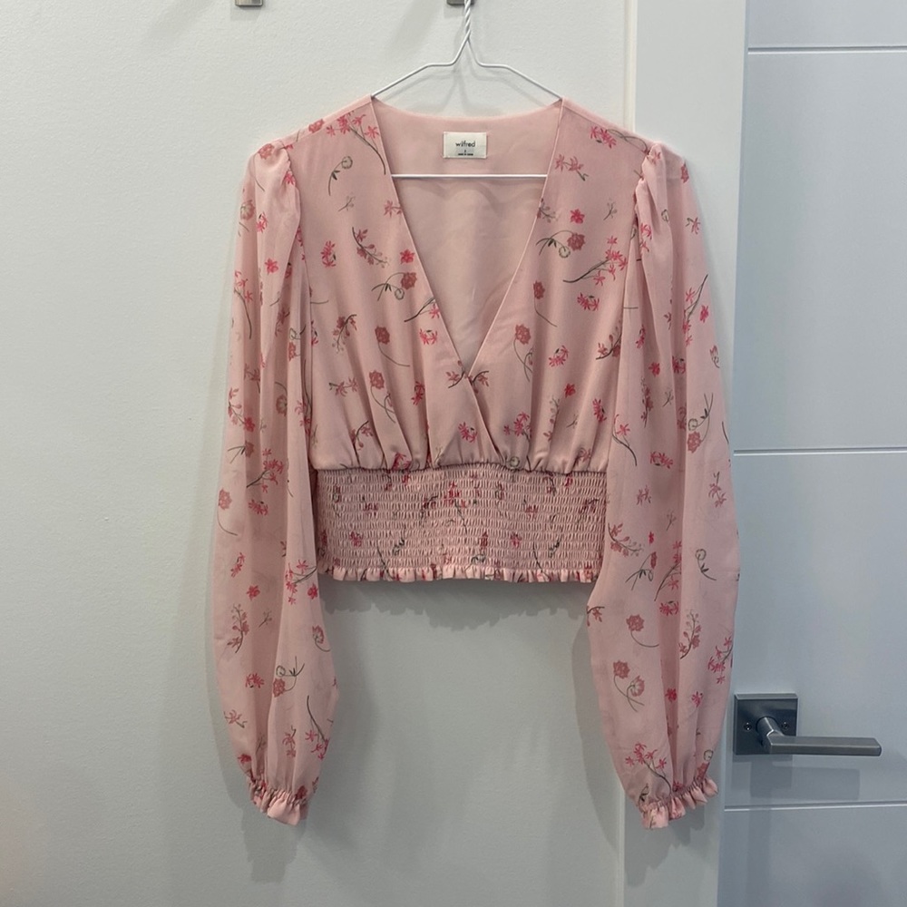 Aritzia Wistful Blouse - small